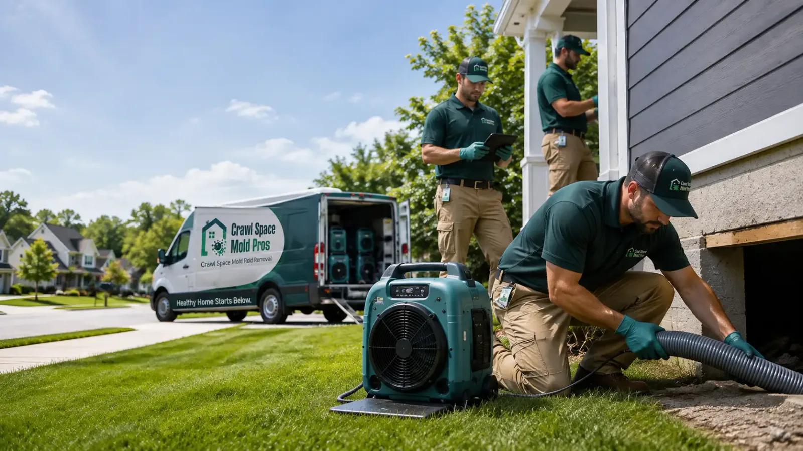 Crawl Space Mold Removal in Farmington, CT